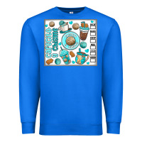 True Royal cafecito y chisme Premium Sweatshirt - MaliasSmallBusiness