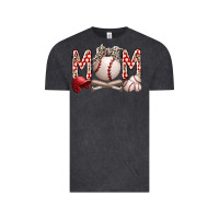 Vintage Black mom baseball Vintage Tee - RacoonDesign