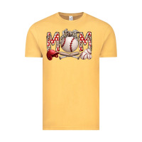 Vintage Mustard mom baseball Vintage Tee - RacoonDesign