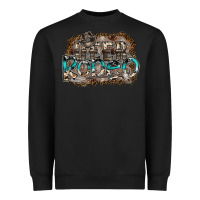 Black deer rodeo Heavyweight Sweatshirt - SublimationCraftShop