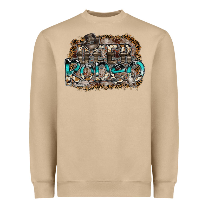 Deer Rodeo Heavyweight Sweatshirt by SublimationCraftShop | Teevron