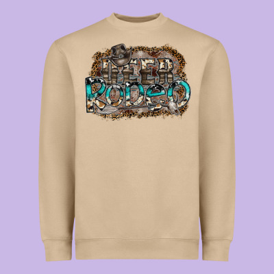 Deer Rodeo Heavyweight Sweatshirt Designed By Sublimationcraftshop