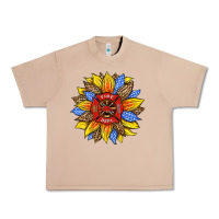 Burro firefighter sunflower Urban Heavy Tee - HRA Design Shop