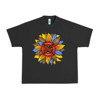 Pigment Black firefighter sunflower Urban Heavy Tee - HRA Design Shop