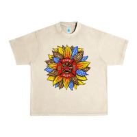 Sandshell firefighter sunflower Urban Heavy Tee - HRA Design Shop