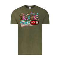 Vintage Olive teacher mode off Vintage Tee - AdoDesignShop