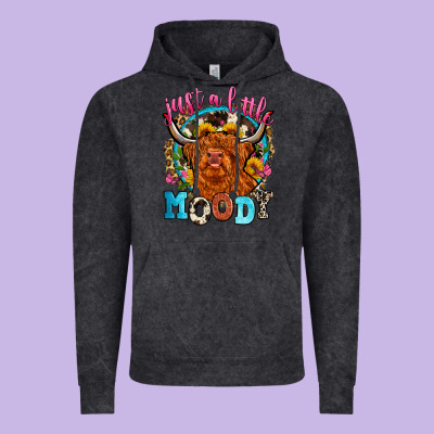 Just A Little Moody Vintage Hoodie Designed By Zillion Design Studio