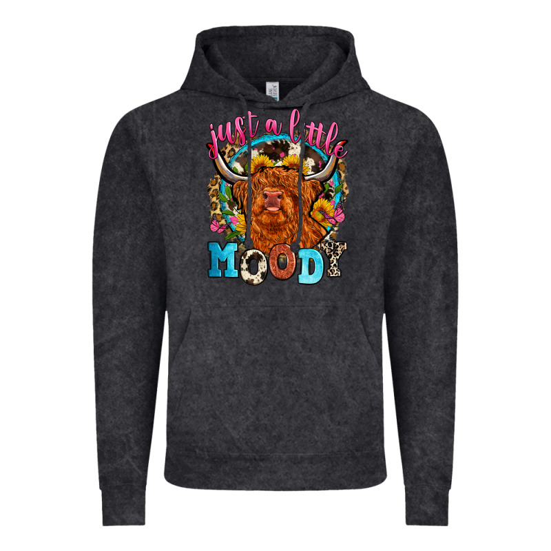 Just A Little Moody Vintage Hoodie by Zillion Design Studio | Teevron