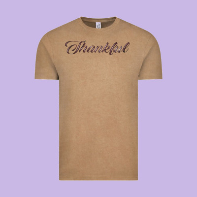 Thankful Vintage Tee Designed By Fadigitalartstudio