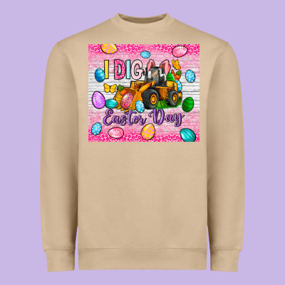 I Dig Easter Day 20oz Tumbler Heavyweight Sweatshirt Designed By Neo Western