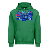 Emerald Colon Cancer coffee cups blue ribbon Urban Hoodie - NancyCooperArtShop