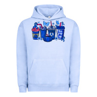 Pigment Grape Ice Colon Cancer coffee cups blue ribbon Urban Hoodie - NancyCooperArtShop