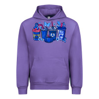 Tulip Colon Cancer coffee cups blue ribbon Urban Hoodie - NancyCooperArtShop