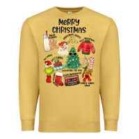 Antique Gold merry christmas Premium Sweatshirt - MaliasSmallBusiness