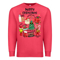 Cardinal merry christmas Premium Sweatshirt - MaliasSmallBusiness