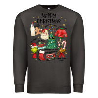 Smoke merry christmas Premium Sweatshirt - MaliasSmallBusiness