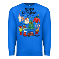 True Royal merry christmas Premium Sweatshirt - MaliasSmallBusiness