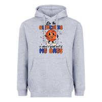 Heather Grey on the bleachers is where i spend most of my days Heavyweight Hoodie - MaliasSmallBusiness