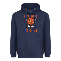 Navy on the bleachers is where i spend most of my days Heavyweight Hoodie - MaliasSmallBusiness