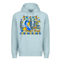Blue Mist love doesn t count chromosomes Premium Hoodie - Artiststas