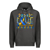 Charcoal Heather love doesn t count chromosomes Premium Hoodie - Artiststas
