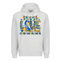 Dove Grey love doesn t count chromosomes Premium Hoodie - Artiststas
