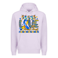 Lilac love doesn t count chromosomes Premium Hoodie - Artiststas