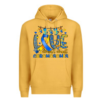 Mustard love doesn t count chromosomes Premium Hoodie - Artiststas