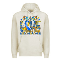 Oatmeal Heather love doesn t count chromosomes Premium Hoodie - Artiststas