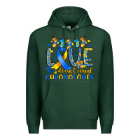 Sports Green love doesn t count chromosomes Premium Hoodie - Artiststas