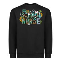 Black school nurse Heavyweight Sweatshirt - CowhideDigitalArt