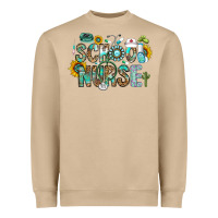 Mushroom school nurse Heavyweight Sweatshirt - CowhideDigitalArt