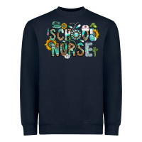 Navy school nurse Heavyweight Sweatshirt - CowhideDigitalArt