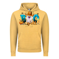 Vintage Mustard Boo Y'all Vintage Hoodie - texasbilliewilder