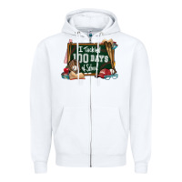 White I tacked 100 days school Baseball Zipper Hoodie - NancyCooperArtShop
