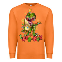 Carrot tree rex trex christmas dinosaur Premium Sweatshirt - MaliasSmallBusiness