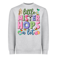 Little Mister Hops A Lot Easter Heavyweight Sweatshirt | Teevron