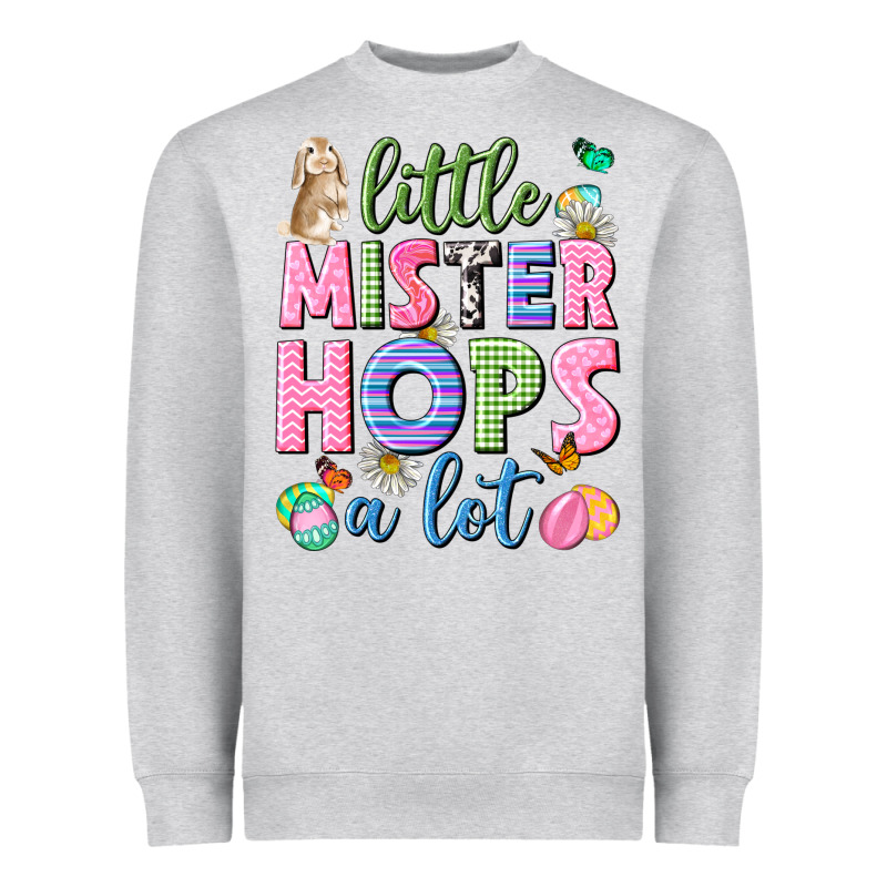 Little Mister Hops A Lot Easter Heavyweight Sweatshirt by Neo Western | Teevron
