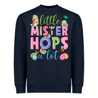 Navy Little mister hops a lot Easter Heavyweight Sweatshirt - Neo Western