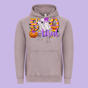 Boo-tiful Vintage Hoodie Designed By Texasbilliewilder
