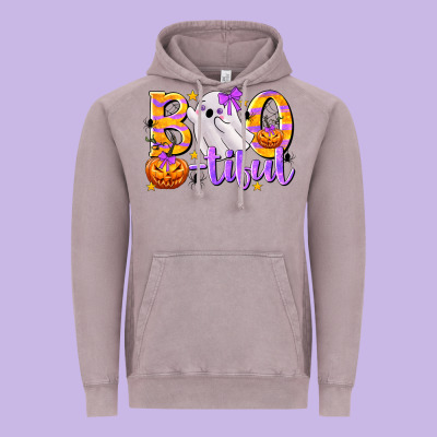 Boo-tiful Vintage Hoodie Designed By Texasbilliewilder