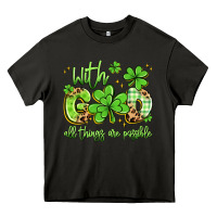 Asphalt with god all things are possible Heavy Core Tee - Artiststas