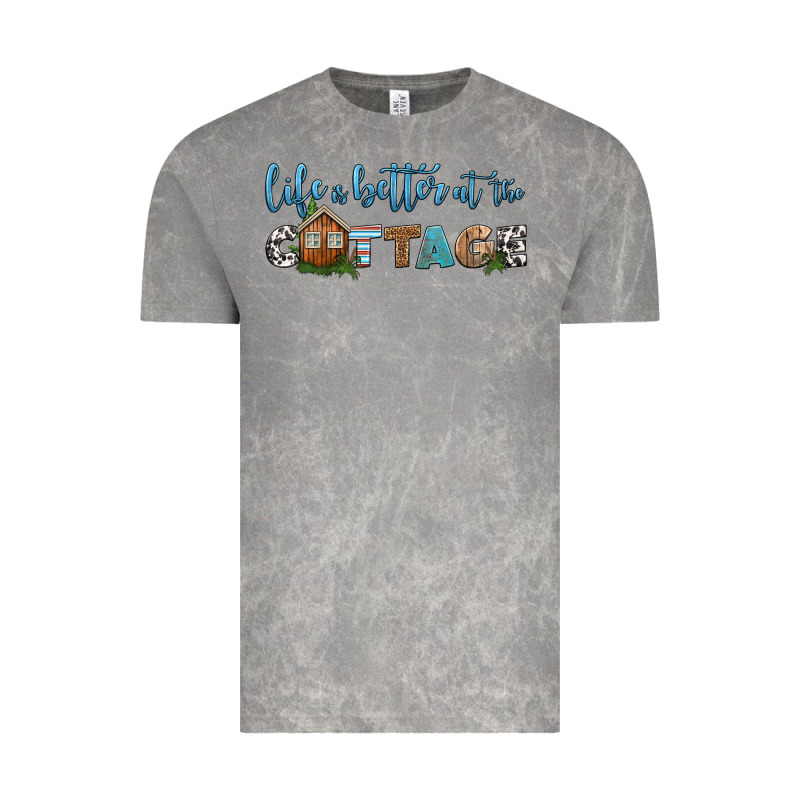 Life Is Better At The Cottage Vintage Tee by HRA Design Shop | Teevron