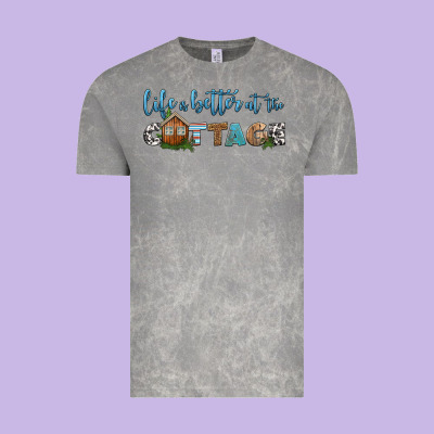 Life Is Better At The Cottage Vintage Tee Designed By Hra Design Shop