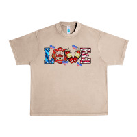 French Oak firefighter love Urban Heavy Tee - HRA Design Shop