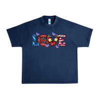Navy firefighter love Urban Heavy Tee - HRA Design Shop