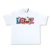 White firefighter love Urban Heavy Tee - HRA Design Shop