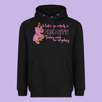 Make Yourself A Priority Today And Everyday Afro W Heavyweight Hoodie Designed By Nancycooperartshop