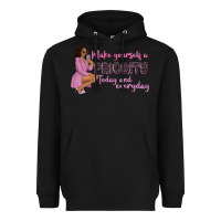 Black make yourself a priority today and everyday afro w Heavyweight Hoodie - NancyCooperArtShop