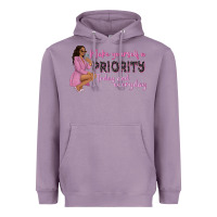Lavender make yourself a priority today and everyday afro w Heavyweight Hoodie - NancyCooperArtShop